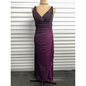 Y2k Vintage Whimsygoth Purple Ombre formal dress